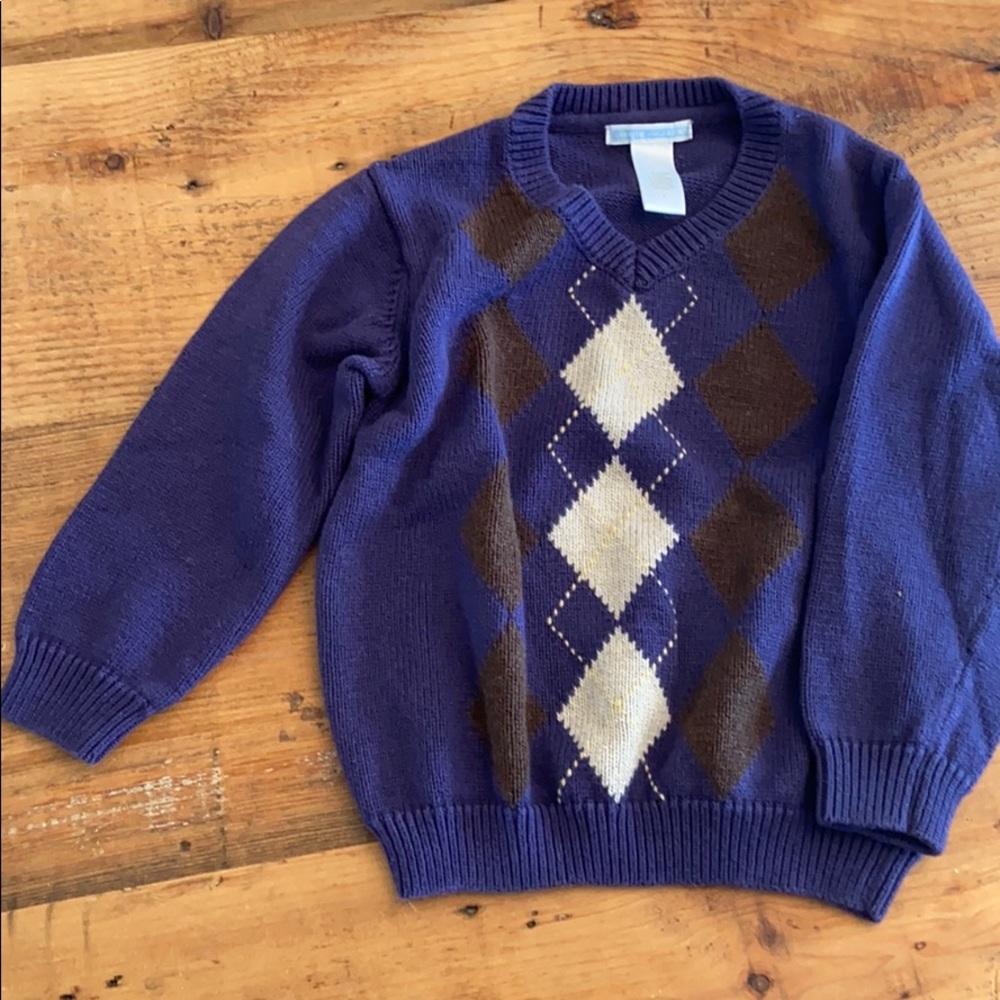 Like new, Janie and Jack vneck sweater. Sz 3